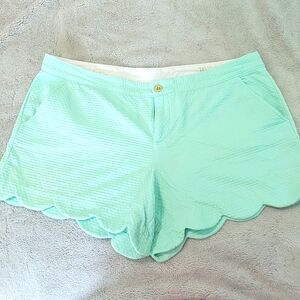 Lilly Pulitzer Mint Buttercup Shorts size 16